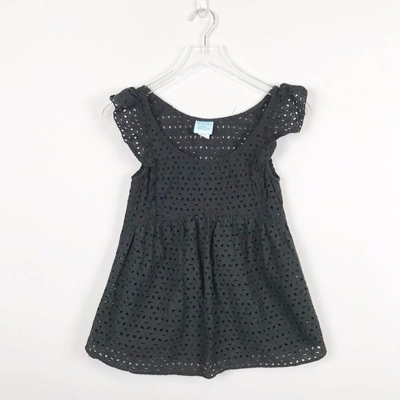 Kimchi Blue Tops - Kimchi Blue Urban Outfitters Black Eyelet Lace